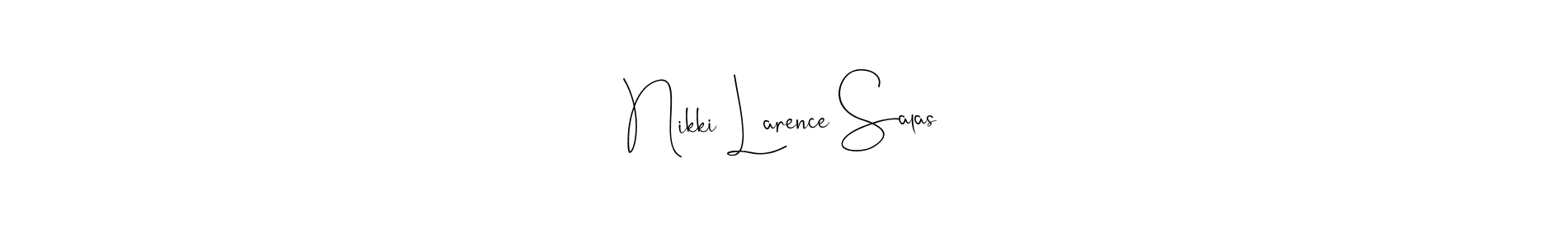 Create a beautiful signature design for name Nikki Larence Salas. With this signature (Andilay-7BmLP) fonts, you can make a handwritten signature for free. Nikki Larence Salas signature style 4 images and pictures png