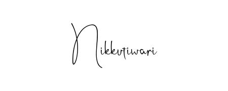 Transform the name Nikkutiwari into a signature masterpiece using Andilay-7BmLP font. Ideal for photographers, artists, and creators looking for watermarks. Nikkutiwari signature style 4 images and pictures png