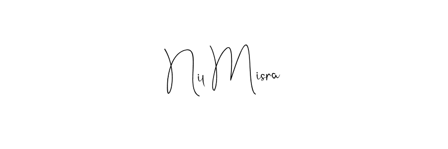 Design your own signature with our free online signature maker. With this signature software, you can create a handwritten (Andilay-7BmLP) signature for name Nil Misra. Nil Misra signature style 4 images and pictures png