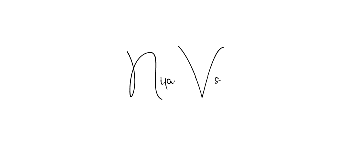 Also we have Nila Vs name is the best signature style. Create professional handwritten signature collection using Andilay-7BmLP autograph style. Nila Vs signature style 4 images and pictures png