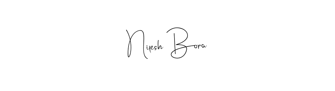 Make a beautiful signature design for name Nilesh Bora. Use this online signature maker to create a handwritten signature for free. Nilesh Bora signature style 4 images and pictures png
