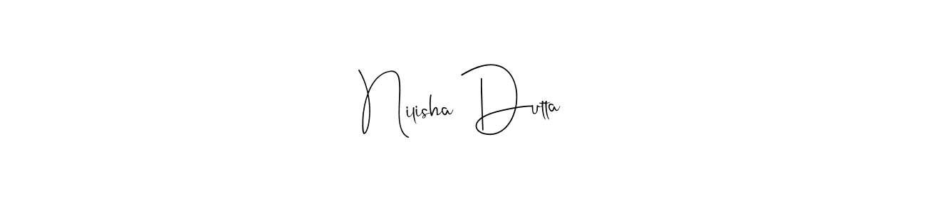 Use a signature maker to create a handwritten signature online. With this signature software, you can design (Andilay-7BmLP) your own signature for name Nilisha Dutta. Nilisha Dutta signature style 4 images and pictures png