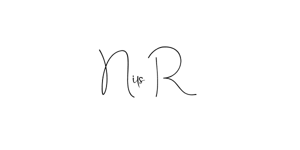 Nils R stylish signature style. Best Handwritten Sign (Andilay-7BmLP) for my name. Handwritten Signature Collection Ideas for my name Nils R. Nils R signature style 4 images and pictures png