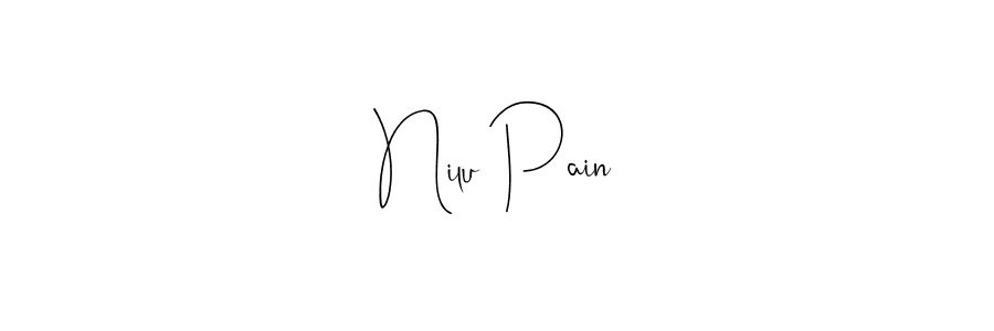 Best and Professional Signature Style for Nilu Pain. Andilay-7BmLP Best Signature Style Collection. Nilu Pain signature style 4 images and pictures png