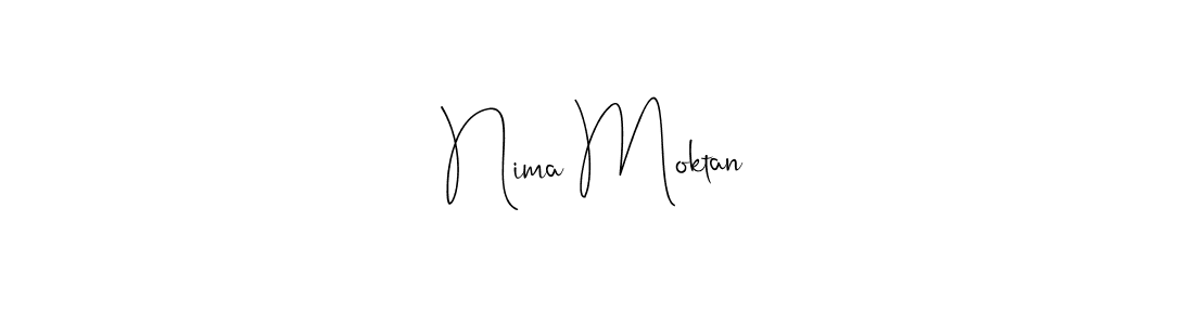 Create a beautiful signature design for name Nima Moktan. With this signature (Andilay-7BmLP) fonts, you can make a handwritten signature for free. Nima Moktan signature style 4 images and pictures png