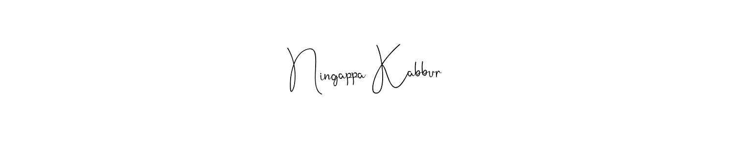 Make a beautiful signature design for name Ningappa Kabbur. With this signature (Andilay-7BmLP) style, you can create a handwritten signature for free. Ningappa Kabbur signature style 4 images and pictures png