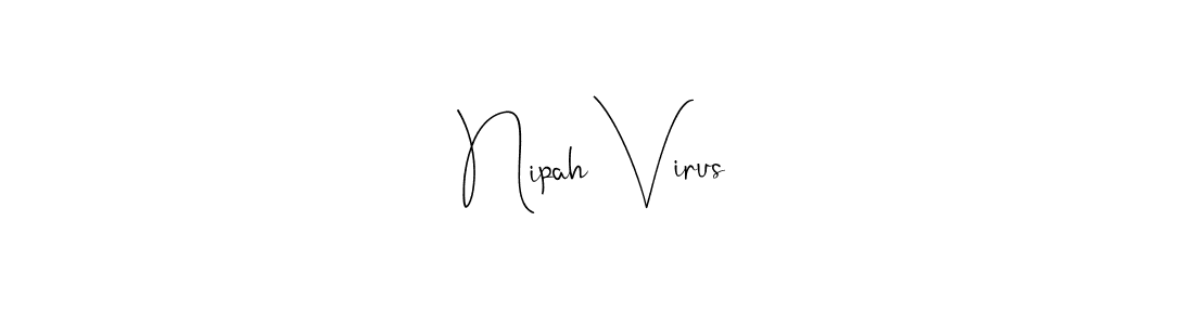 How to make Nipah Virus name signature. Use Andilay-7BmLP style for creating short signs online. This is the latest handwritten sign. Nipah Virus signature style 4 images and pictures png