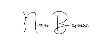 Create your official email sign-off with Nipun Barman name in Andilay-7BmLP style. Crisp, clean, and perfectly legible across all screens. Nipun Barman signature style 4 images and pictures png