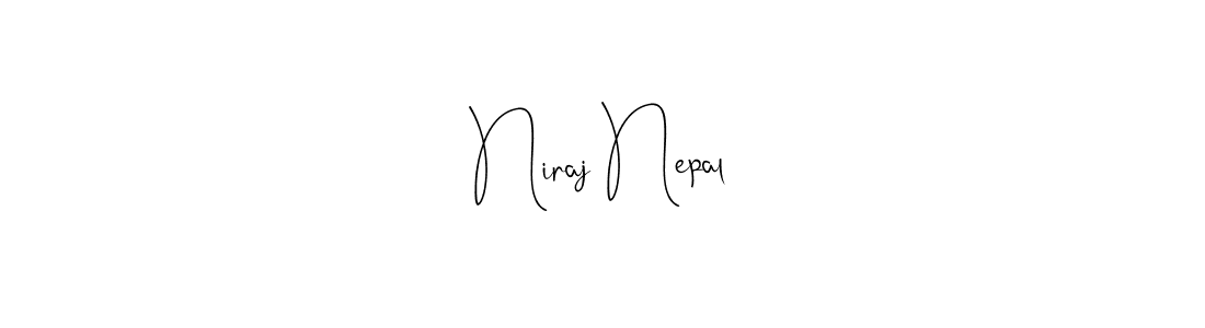 Use a signature maker to create a handwritten signature online. With this signature software, you can design (Andilay-7BmLP) your own signature for name Niraj Nepal. Niraj Nepal signature style 4 images and pictures png