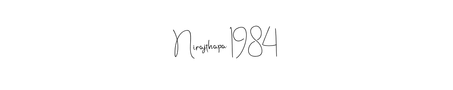 The best way (Andilay-7BmLP) to make a short signature is to pick only two or three words in your name. The name Nirajthapa 1984 include a total of six letters. For converting this name. Nirajthapa 1984 signature style 4 images and pictures png