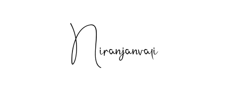 A modern signature idea for name Niranjanvali using Andilay-7BmLP font. Clean strokes and elegant curves make it stand out instantly. Niranjanvali signature style 4 images and pictures png