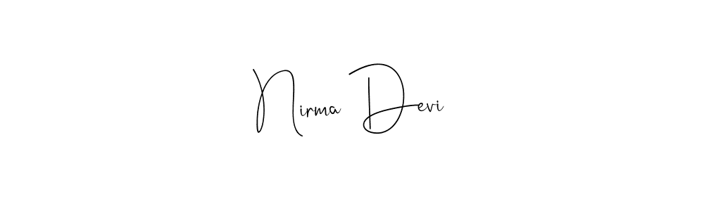 Make a short Nirma Devi signature style. Manage your documents anywhere anytime using Andilay-7BmLP. Create and add eSignatures, submit forms, share and send files easily. Nirma Devi signature style 4 images and pictures png