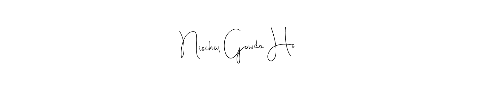 Best and Professional Signature Style for Nischal Gowda Hs. Andilay-7BmLP Best Signature Style Collection. Nischal Gowda Hs signature style 4 images and pictures png