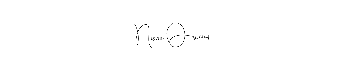 Check out images of Autograph of Nisha Official name. Actor Nisha Official Signature Style. Andilay-7BmLP is a professional sign style online. Nisha Official signature style 4 images and pictures png