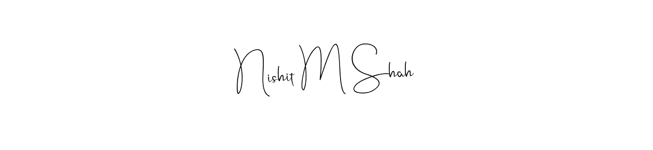 Best and Professional Signature Style for Nishit M Shah. Andilay-7BmLP Best Signature Style Collection. Nishit M Shah signature style 4 images and pictures png