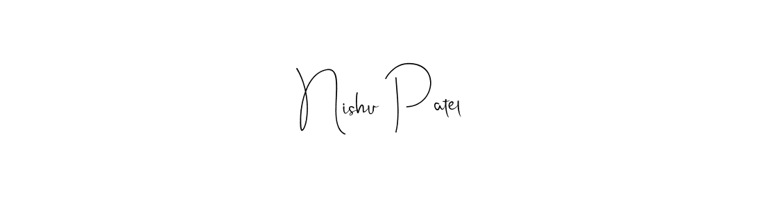 Check out images of Autograph of Nishu Patel name. Actor Nishu Patel Signature Style. Andilay-7BmLP is a professional sign style online. Nishu Patel signature style 4 images and pictures png