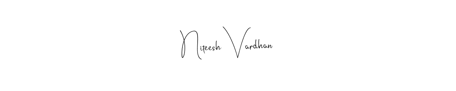 Here are the top 10 professional signature styles for the name Niteesh Vardhan. These are the best autograph styles you can use for your name. Niteesh Vardhan signature style 4 images and pictures png