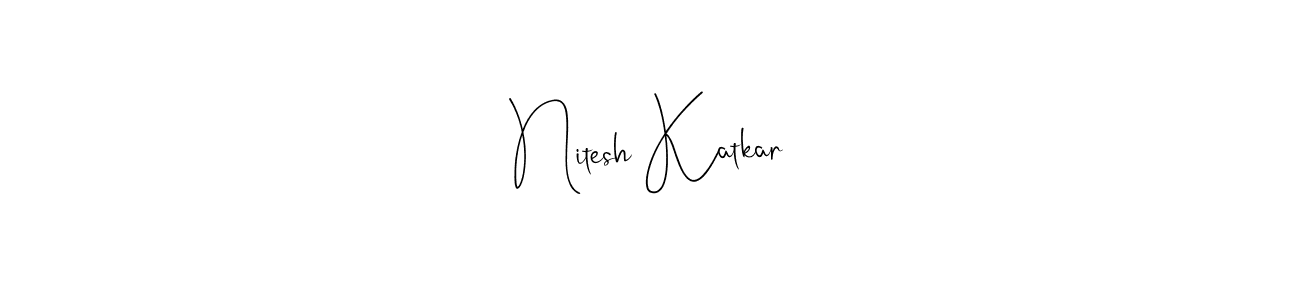 You can use this online signature creator to create a handwritten signature for the name Nitesh Katkar. This is the best online autograph maker. Nitesh Katkar signature style 4 images and pictures png