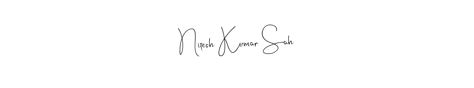 It looks lik you need a new signature style for name Nitesh Kumar Sah. Design unique handwritten (Andilay-7BmLP) signature with our free signature maker in just a few clicks. Nitesh Kumar Sah signature style 4 images and pictures png
