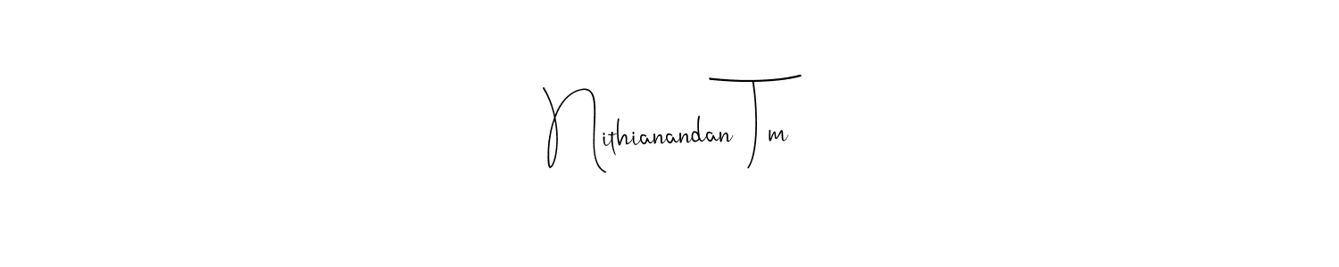 You can use this online signature creator to create a handwritten signature for the name Nithianandan Tm. This is the best online autograph maker. Nithianandan Tm signature style 4 images and pictures png
