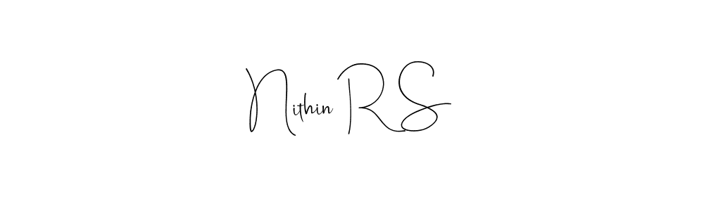 This is the best signature style for the Nithin R S name. Also you like these signature font (Andilay-7BmLP). Mix name signature. Nithin R S signature style 4 images and pictures png