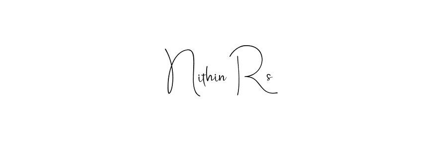 How to Draw Nithin Rs signature style? Andilay-7BmLP is a latest design signature styles for name Nithin Rs. Nithin Rs signature style 4 images and pictures png