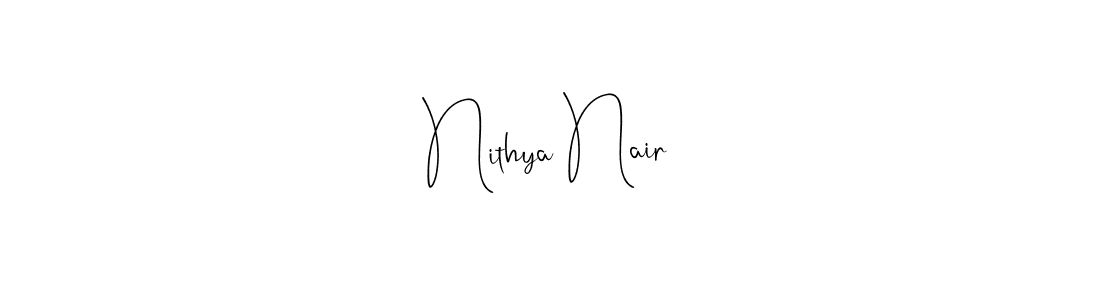 Design your own signature with our free online signature maker. With this signature software, you can create a handwritten (Andilay-7BmLP) signature for name Nithya Nair. Nithya Nair signature style 4 images and pictures png