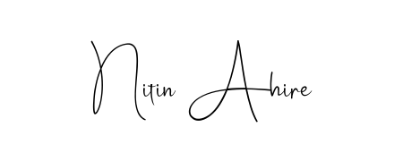 Best and Professional Signature Style for Nitin Ahire. Andilay-7BmLP Best Signature Style Collection. Nitin Ahire signature style 4 images and pictures png