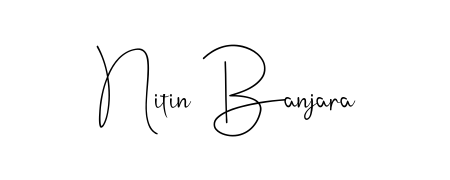 An effortless, minimalist signature concept for Nitin Banjara using Andilay-7BmLP design. Clean lines that look great on any document. Nitin Banjara signature style 4 images and pictures png