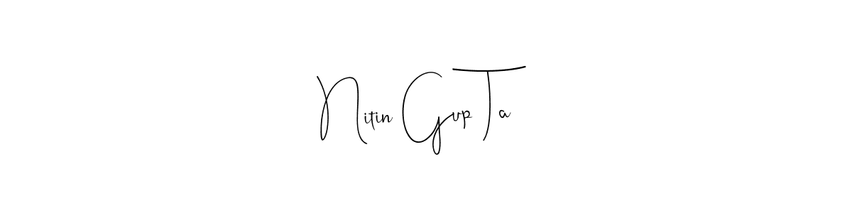 Check out images of Autograph of Nitin Gup Ta name. Actor Nitin Gup Ta Signature Style. Andilay-7BmLP is a professional sign style online. Nitin Gup Ta signature style 4 images and pictures png