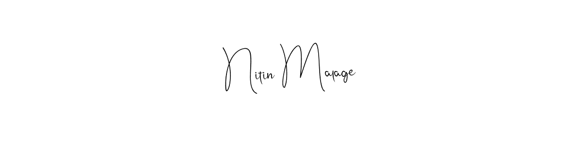 Here are the top 10 professional signature styles for the name Nitin Malage. These are the best autograph styles you can use for your name. Nitin Malage signature style 4 images and pictures png