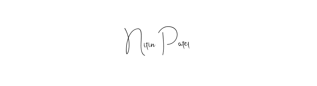 Nitin Patel stylish signature style. Best Handwritten Sign (Andilay-7BmLP) for my name. Handwritten Signature Collection Ideas for my name Nitin Patel. Nitin Patel signature style 4 images and pictures png