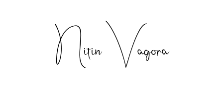 Andilay-7BmLP is a professional signature style that is perfect for those who want to add a touch of class to their signature. Get Nitin Vagora name fancy signature for free. Nitin Vagora signature style 4 images and pictures png