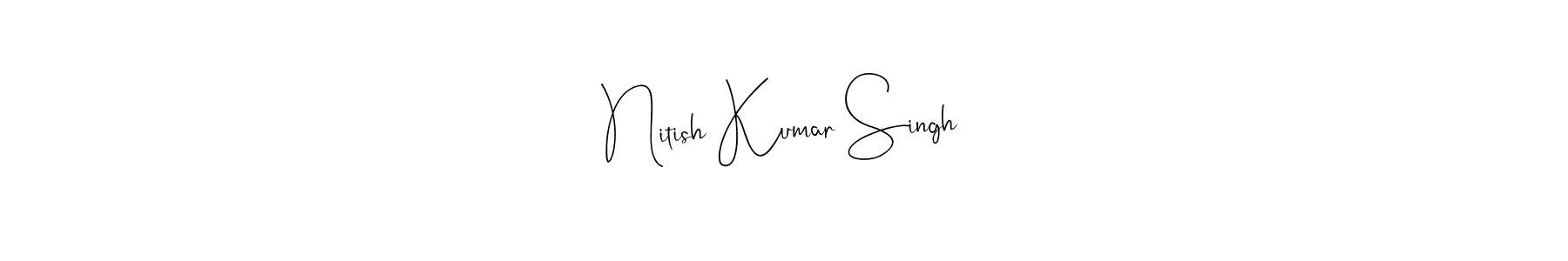 if you are searching for the best signature style for your name Nitish Kumar Singh. so please give up your signature search. here we have designed multiple signature styles  using Andilay-7BmLP. Nitish Kumar Singh signature style 4 images and pictures png