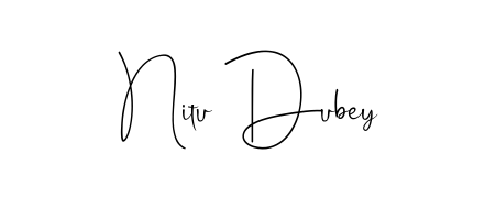 Express your personality with a custom Nitu Dubey signature crafted with Andilay-7BmLP typography. Free transparent PNG download available. Nitu Dubey signature style 4 images and pictures png