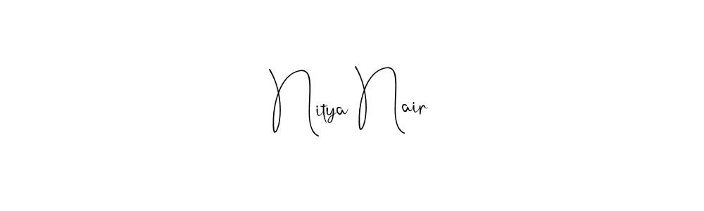 See photos of Nitya Nair official signature by Spectra . Check more albums & portfolios. Read reviews & check more about Andilay-7BmLP font. Nitya Nair signature style 4 images and pictures png