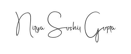 The best way (Andilay-7BmLP) to make a short signature is to pick only two or three words in your name. For converting this name Nitya Sushil Gupta. Nitya Sushil Gupta signature style 4 images and pictures png