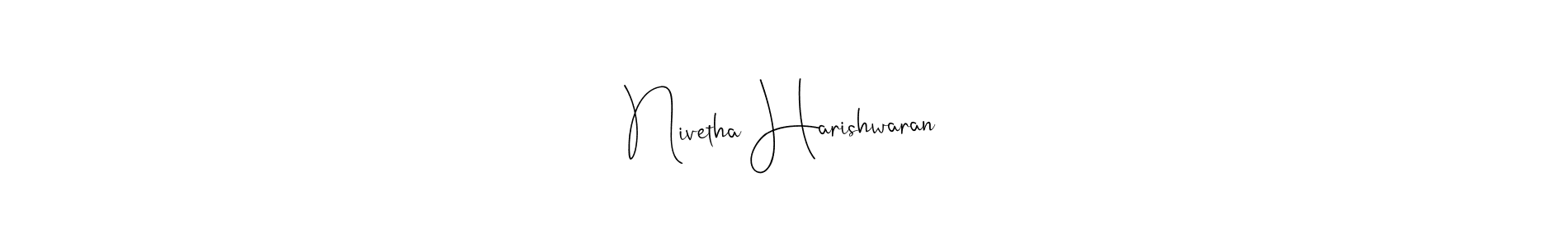 How to Draw Nivetha Harishwaran signature style? Andilay-7BmLP is a latest design signature styles for name Nivetha Harishwaran. Nivetha Harishwaran signature style 4 images and pictures png