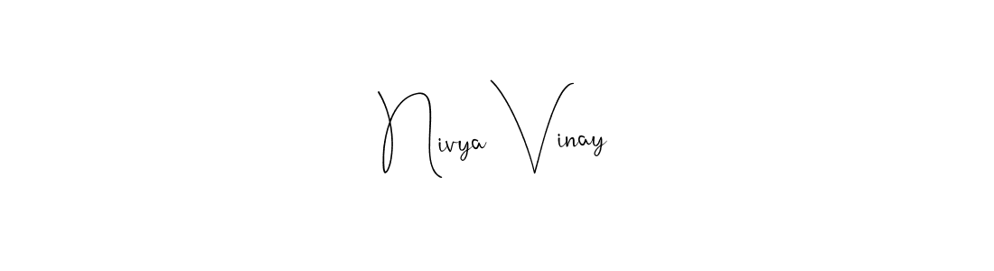 Nivya Vinay stylish signature style. Best Handwritten Sign (Andilay-7BmLP) for my name. Handwritten Signature Collection Ideas for my name Nivya Vinay. Nivya Vinay signature style 4 images and pictures png