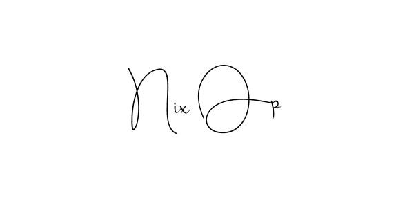 The best way (Andilay-7BmLP) to make a short signature is to pick only two or three words in your name. The name Nix Op include a total of six letters. For converting this name. Nix Op signature style 4 images and pictures png