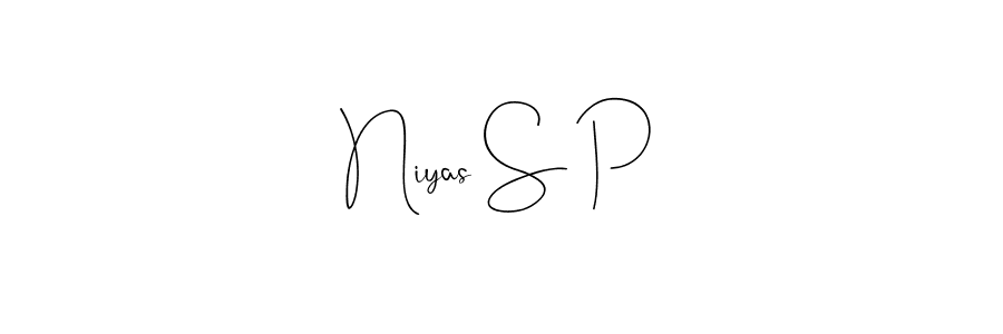 Here are the top 10 professional signature styles for the name Niyas S P. These are the best autograph styles you can use for your name. Niyas S P signature style 4 images and pictures png