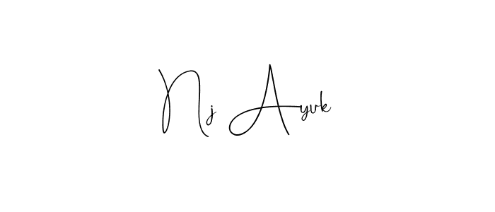 Similarly Andilay-7BmLP is the best handwritten signature design. Signature creator online .You can use it as an online autograph creator for name Nj Ayuk. Nj Ayuk signature style 4 images and pictures png