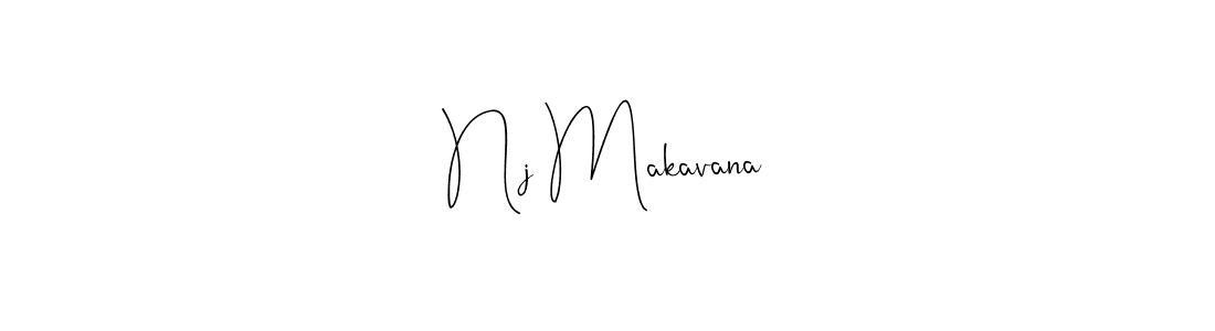 This is the best signature style for the Nj Makavana name. Also you like these signature font (Andilay-7BmLP). Mix name signature. Nj Makavana signature style 4 images and pictures png