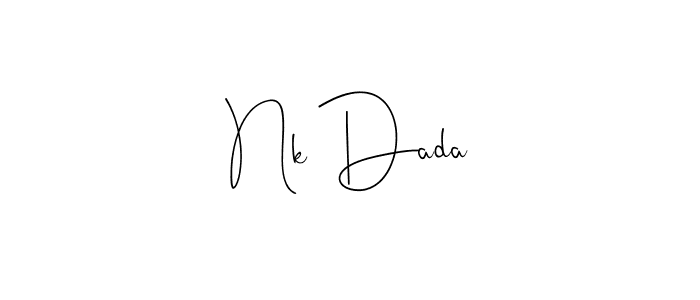 How to Draw Nk Dada signature style? Andilay-7BmLP is a latest design signature styles for name Nk Dada. Nk Dada signature style 4 images and pictures png