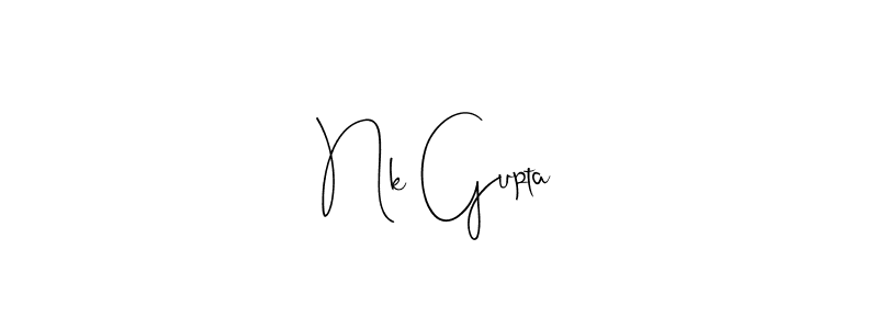 This is the best signature style for the Nk Gupta name. Also you like these signature font (Andilay-7BmLP). Mix name signature. Nk Gupta signature style 4 images and pictures png