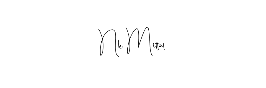 You should practise on your own different ways (Andilay-7BmLP) to write your name (Nk Mittal) in signature. don't let someone else do it for you. Nk Mittal signature style 4 images and pictures png