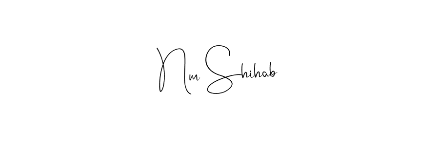 See photos of Nm Shihab official signature by Spectra . Check more albums & portfolios. Read reviews & check more about Andilay-7BmLP font. Nm Shihab signature style 4 images and pictures png