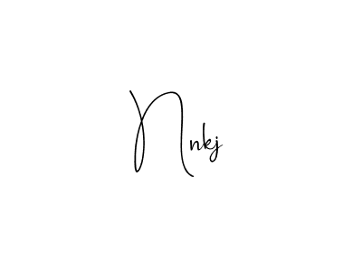 Create a beautiful signature design for name Nnkj. With this signature (Andilay-7BmLP) fonts, you can make a handwritten signature for free. Nnkj signature style 4 images and pictures png