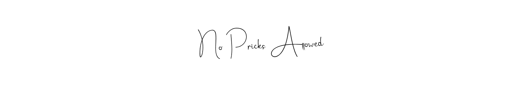 This is the best signature style for the No Pricks Allowed name. Also you like these signature font (Andilay-7BmLP). Mix name signature. No Pricks Allowed signature style 4 images and pictures png