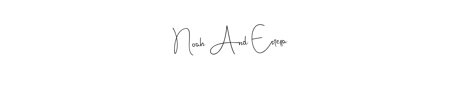 How to Draw Noah And Estella signature style? Andilay-7BmLP is a latest design signature styles for name Noah And Estella. Noah And Estella signature style 4 images and pictures png
